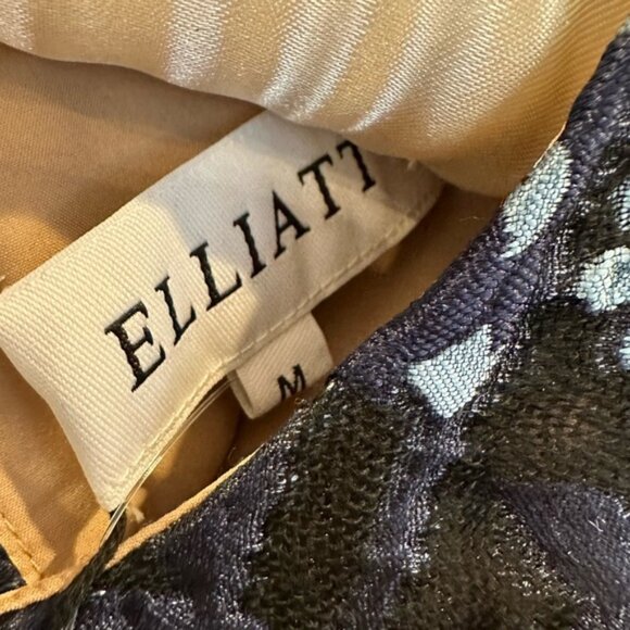 Elliatt Blue and Black Babydoll Mini Dress - Picture 6 of 11